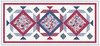 Patchwork Americana Table Runner Free Quilt Pattern