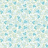Benartex Seaside Garden Heather Aquamarine