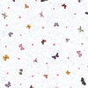 P&B Textiles Flutter Blooms Floral Butterfly Allover Multi