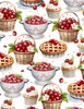 Wilmington Prints Sweet Cherry Treats All Over White