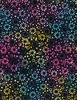 Wilmington Prints Candy Crush Batiks Dotted Daisies Black/Multi