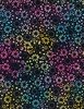 Wilmington Prints Candy Crush Batiks Dotted Daisies Black/Multi