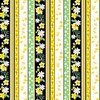 Benartex Delightful Daisies Stripe Multi