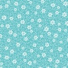 Benartex Seaside Garden Wild Strawberries Aquamarine