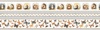 QT Fabrics HedgeHugs Hedgehog Border Stripe Multi