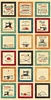 Northcott Stonehenge Stitchin Blocks Beige/Multi