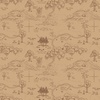 Riley Blake Designs Winnie The Pooh Map Brown