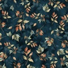 Hoffman Fabrics Blue Jay Song Teal Gold Branches