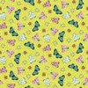 Studio E Fabrics Tropical Menagerie Small Butterflies and Moths Lime