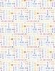 Wilmington Prints Fe-Line Frisky Words All Over White