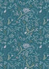 Lewis and Irene Fabrics Sound of the Sea Seaweed Sway Aegean Blue