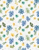 Wilmington Prints Sunlit Serenade Large Floral White