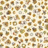 QT Fabrics Sunflower Serenade Sunflower and Bikes Oatmeal