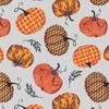 Studio E Fabrics Paranormal Parade Pumpkins Light Gray