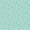 Clothworks Springtime Pollinators Light Teal