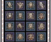QT Fabrics Night Owls Owl Picture Patches Black