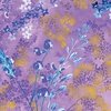Benartex Metallic Impressions Metallic Sprigs Violet