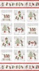 Northcott The Christmas Mouse Flannel Block Panel
