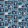 Henry Glass Milky Way Patchwork Blue