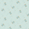 Andover Fabrics Sewing Bird Needle and Thread Lake