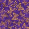 Benartex Metallic Impressions Butterfly Impressions Purple