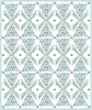 Gemstones Blue Triangles Free Quilt Pattern