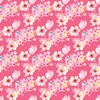 Riley Blake Designs Painted Petals Butterfly Floral Pink