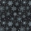 Henry Glass Hollyville Manor Snowflake Deep Navy