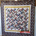 Rail Fence on Point Quilt Pattern - PDF DOWNLOAD