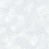 Hoffman Fabrics Midnight Perch Snowflakes December/Silver