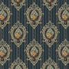 Marcus Fabrics Gentry's Mill Wallpaper Blue