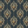 Marcus Fabrics Gentry's Mill Wallpaper Blue