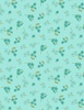 Wilmington Prints Darlin' Garden Small Floral Toss Teal