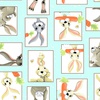 Susybee Harold the Hare Patchwork Aqua