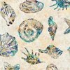 QT Fabrics Pacifica Shell Toss Sand