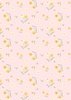 Lewis and Irene Fabrics Joys of Spring Daffodil Delight Pastel Pink