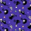 Henry Glass Boo Tossed Cats Purple