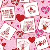 Riley Blake Designs Gnomes in Love Main Pink