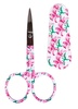 Allary Embroidery Scissors with Matching Leather Sheath - PINK LILY