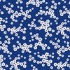 Blank Quilting Anthem Spaced Floral Dark Blue