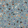 QT Fabrics Night Owls Moths Dusty Teal