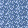 Lewis and Irene Fabrics Forever Blooms Forevermore Mid Blue