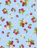 Wilmington Prints Sweet Cherry Toss Blue