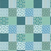 P&B Textiles Things With Wings Patterned Patchwork Blue/Green