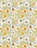 Wilmington Prints Patch of Sunshine Large Floral Gray