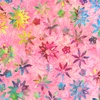 Anthology Fabrics Wildberry Batik Petal Pop Pink Multi