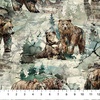 Northcott Northern Peaks Bears Sage/Multi
