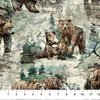 Northcott Northern Peaks Bears Sage/Multi