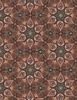 Wilmington Prints Floralscape Medallions Dark Brown