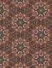 Wilmington Prints Floralscape Medallions Dark Brown